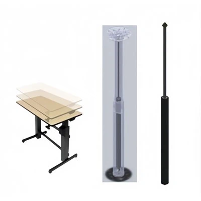 Podesiva plinska opruga za sjedeće{0}}stoje uredski stol i stol za pretvaranje